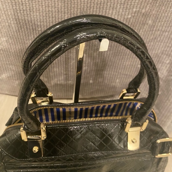 NWOT Rebecca Minkoff Quilted Black Patent Leather Satchel - Picture 7 of 14